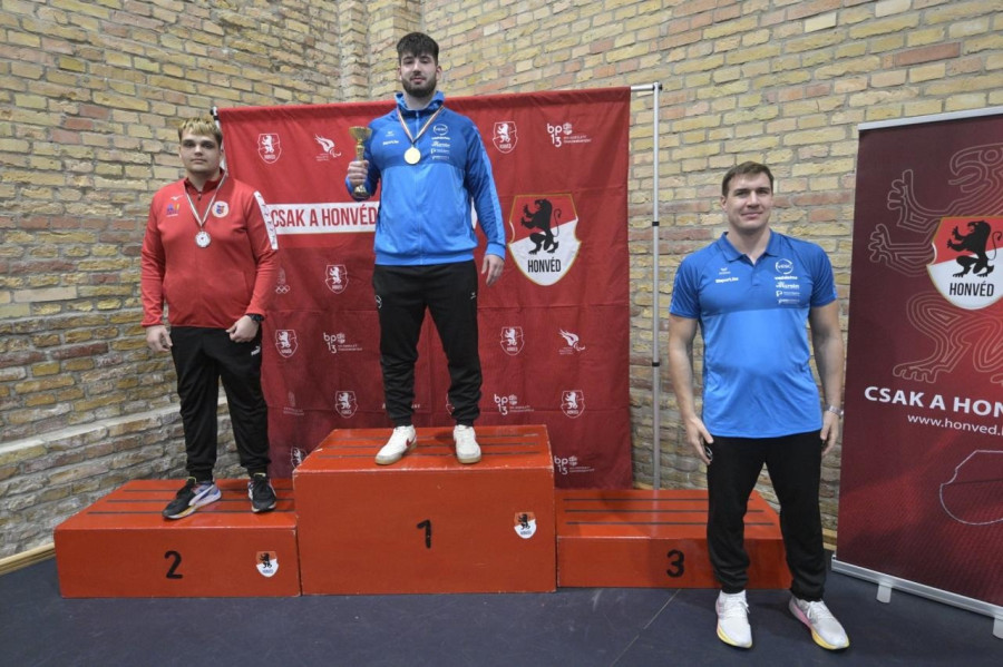 Gellén Milán a dobogó tetejére állhatott a fővárosban - Fotó: VESC