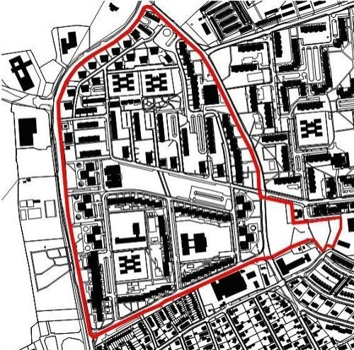 Tervezett projekt terület