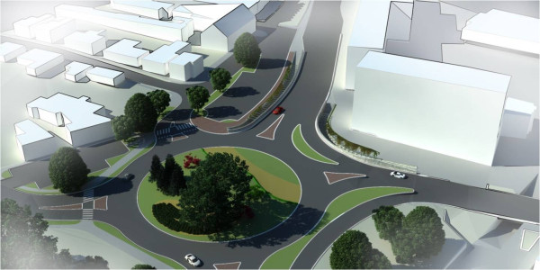 A körforgalom látványterve