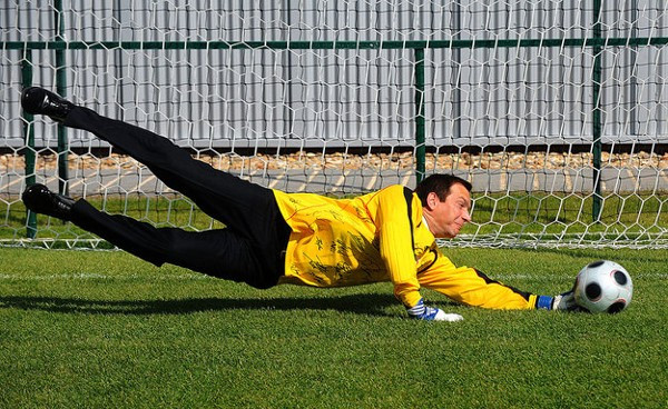 Bajnai Gordon focizik (Fotó: Népszabadság)