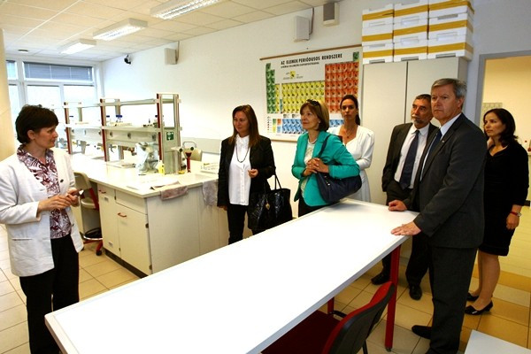 Látogatás a laboratóriumban