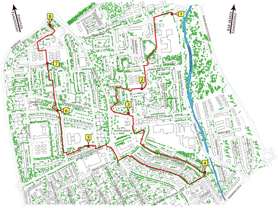 a túraútvonal/babako.hu