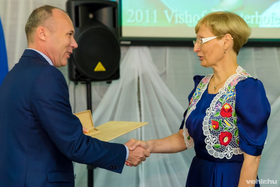 Szabó Gyuláné Pro Meritis díjat vehetett át