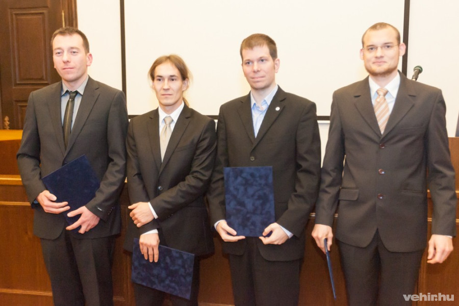  Szabó Ferenc, Farkas András, Bacsárdi László és Abonyi András