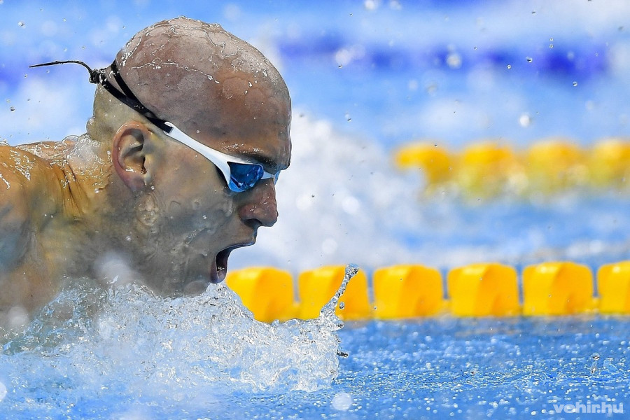  2016. augusztus 8-án. Cseh László továbbjutott az elődöntőbe. MTI Fotó: Czeglédi Zsolt 