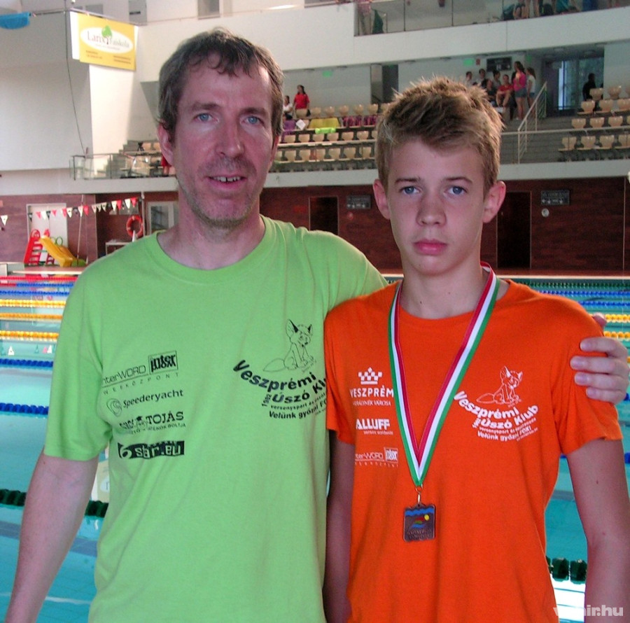 Balogh János edző és Mürkli Márton