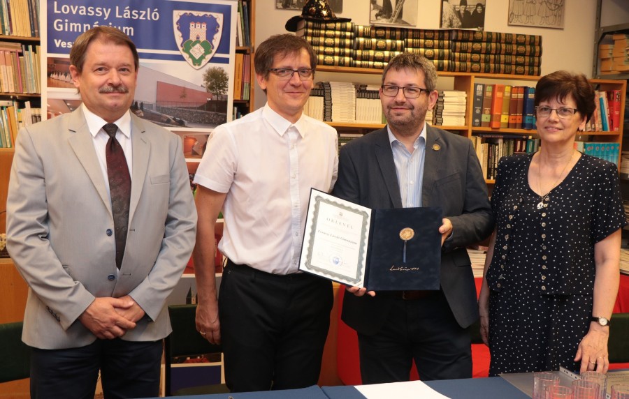 Szauer István, Schultz Zoltán, Buzás Norbert és Dr. Szalainé Tóth Tünde