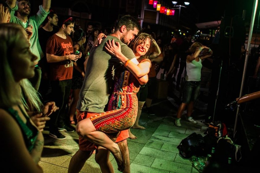 Miért ne táncolhatnánk az utcán? / Fotó: Hölvényi Kristóf - Veszprémi Utcazene Fesztivál FB