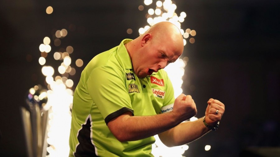 Michael Van Gerwen (Fotó: ESPN)