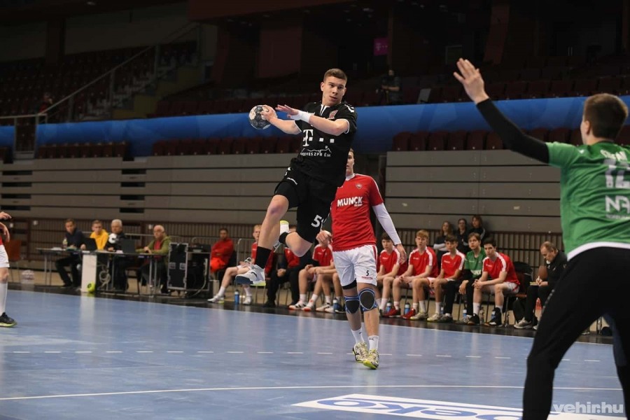 A Telekom Veszprém balszélsője, Sisa Erhard bekerült az ifik korcsoportjában a legjobb játékosok közé - Fotó: Veszprém Handball Academy