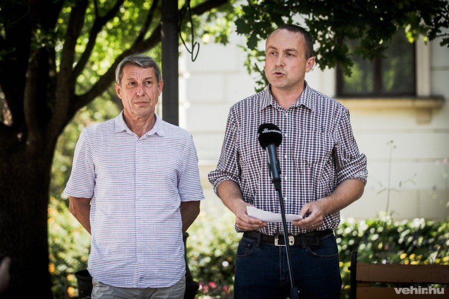 Hartmann Ferenc (MSZP) és Kovács Rajmund (Jobbik)