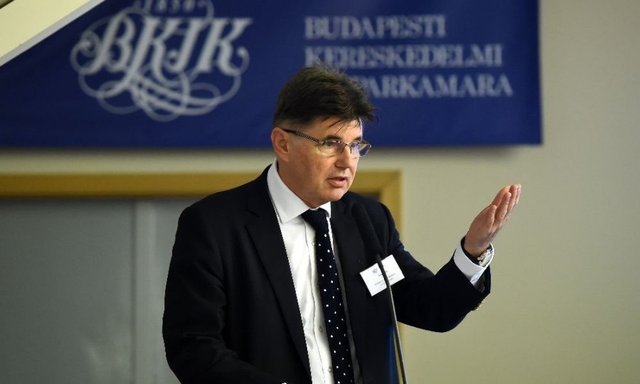 Nagy Elek, a Budapesti Kereskedelmi és Iparkamara (BKIK) elnöke Fotó: MTI/Illyés Tibor