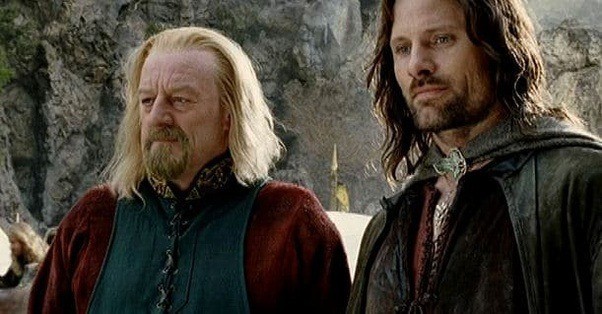 Téoden király és Aragorn