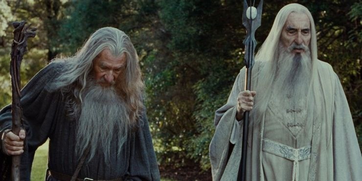 Szürke Gandalf és Fehér Saruman