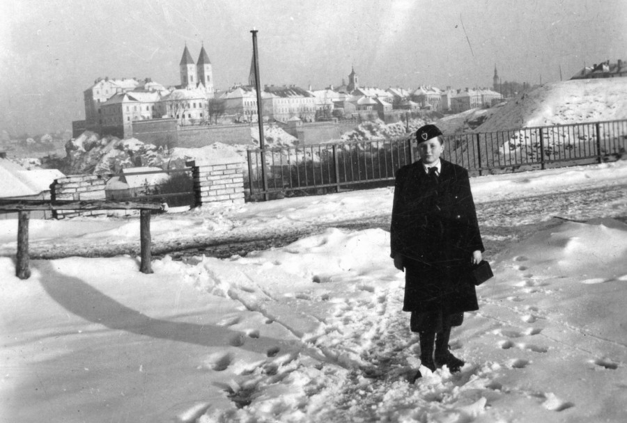 Veszprémi tél 1948-ból (fotó: Fortepan)