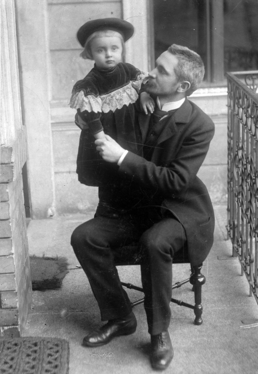 1901. Budapest – Cholnoky Jenő és fia, Béla (Fotó: Fortepan / Cholnoky Tamás)