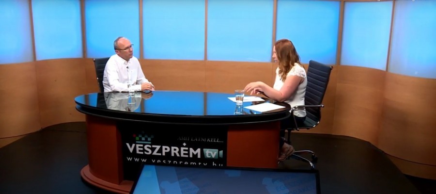 Porga Gyula a Veszprém TV Beszéljünk róla c. magazinműsorában