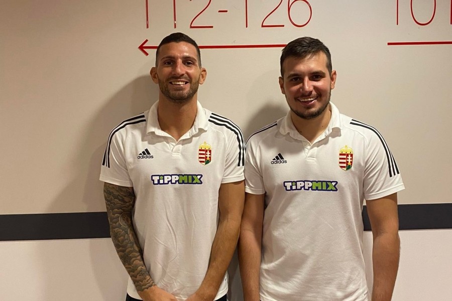 Tatai József és Spandler Mátyás (fotó: 1. Futsal Club Veszprém)