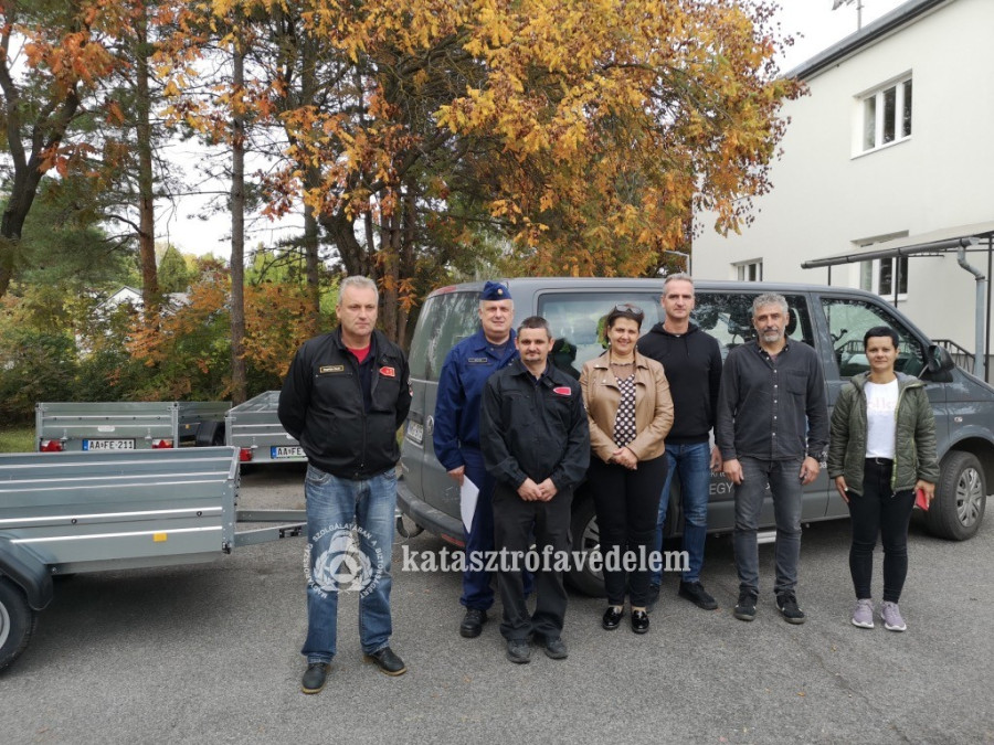 Fotó: katasztrófavédelem / a támogatott szervezetek képviselői