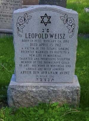 Weisz Lipót síremléke