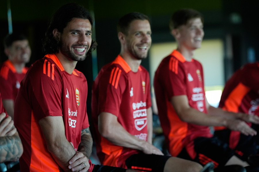 A magyar labdarúgó-válogatott edzése 2025.09.01-jén Telkiben - Fotó: MLSZ