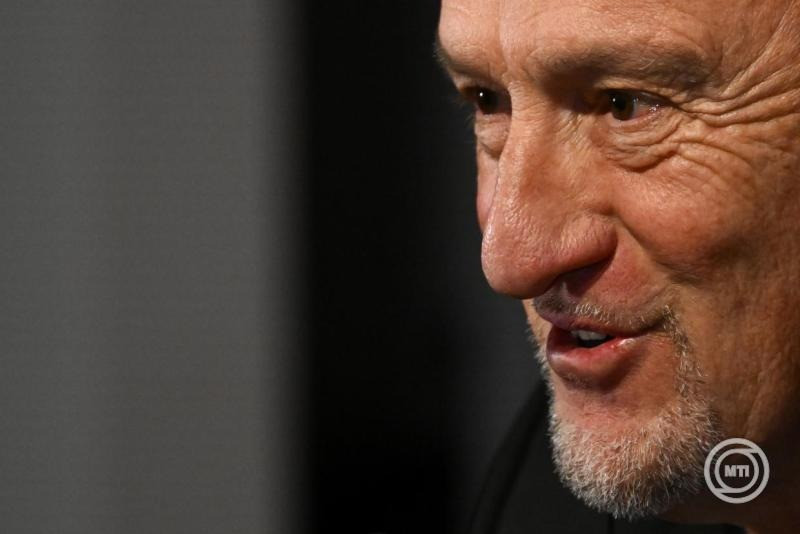 Marco Rossi, az örmények és írek elleni világbajnoki selejtezőre készülő magyar labdarúgó-válogatott szövetségi kapitánya a csapat sajtótájékoztatóján az MLSZ Telki Edzőközpontjában 2025. november 4-én. MTI/Hegedüs Róbert