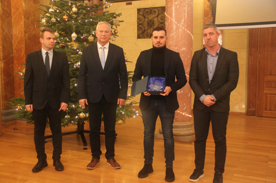 Spandler Mátyás és Rajki Tamás, a VEHIR.HU Futsal Veszprém csapatkapitánya és ügyvezetője