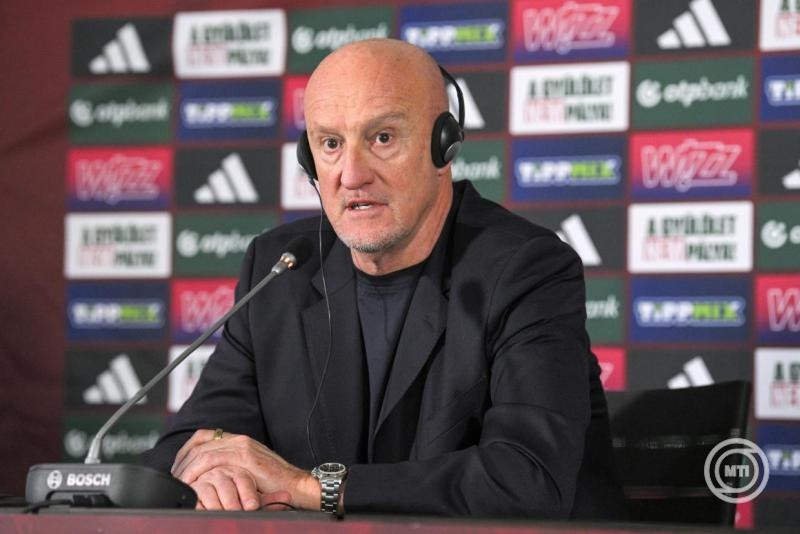 Marco Rossi szövetségi kapitány a márciusban sorra kerülő, a szlovénok és a görögök elleni felkészülési mérkőzésre készülő magyar labdarúgó-válogatott keretének kihirdetésén az MLSZ Telki Edzőközpontjában 2026. március 17-én. MTI/Purger Tamás