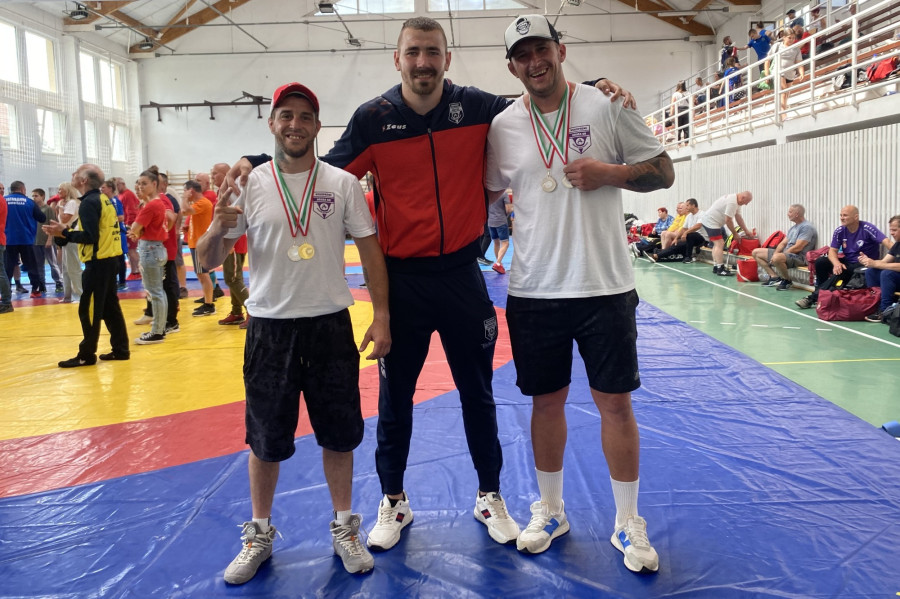 Kocsis László, Krebsz Botond, Horváth Attila - Fotó: Veszprémi Dózsa SK