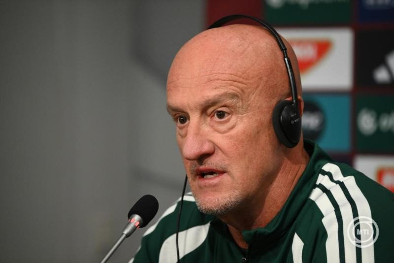 Marco Rosszi szövetségi kapitány a magyar labdarúgó-válogatott sajtótájékoztatóján az MLSZ Telki Edzőközpontjában 2026. szeptember 24-én. A válogatott szeptember 25-én Ukrajna ellen játszik az UEFA Nemzetek Ligája B-divíziójának nyitómérkőzésén a Puskás Arénában. MTI/Bodnár Boglárka