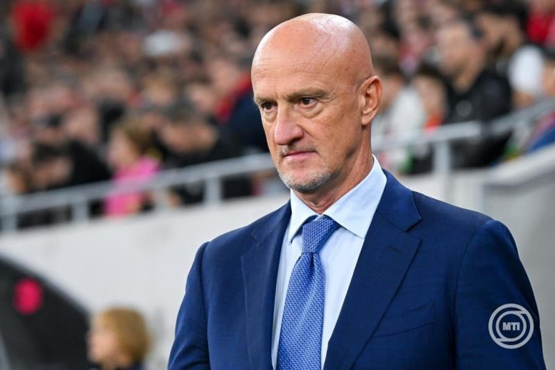 Marco Rossi, a magyar válogatott szövetségi kapitánya a labdarúgó UEFA Nemzetek Ligája B divíziójának harmadik fordulójában játszott Magyarország - Georgia mérkőzésen a Puskás Arénában 2026. október 2-án. MTI/Purger Tamás